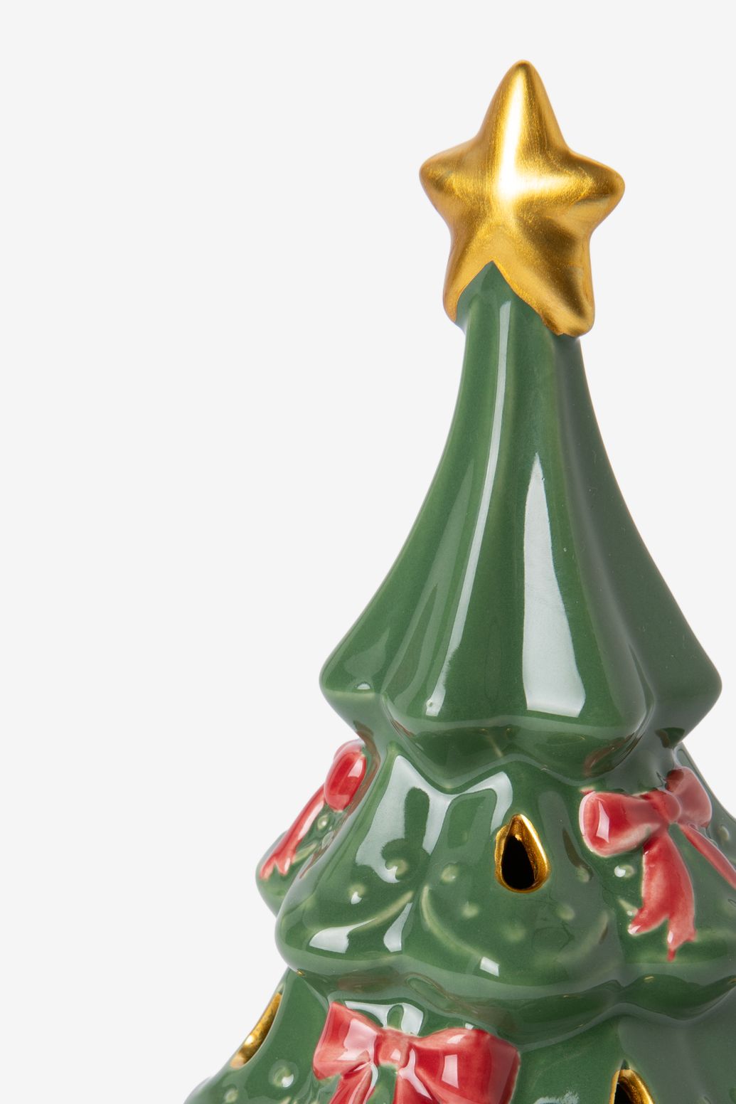 Photophore sapin de Noël - vert foncé
