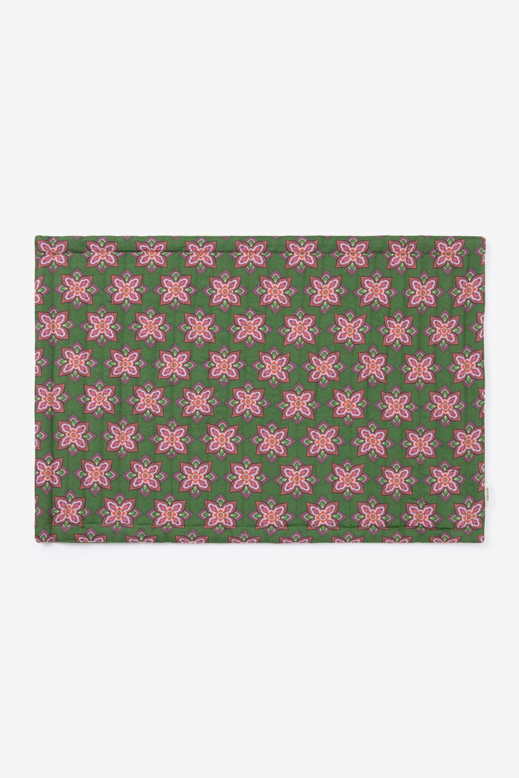 Lot de sets de table avec imprimé mosaïque - vert
