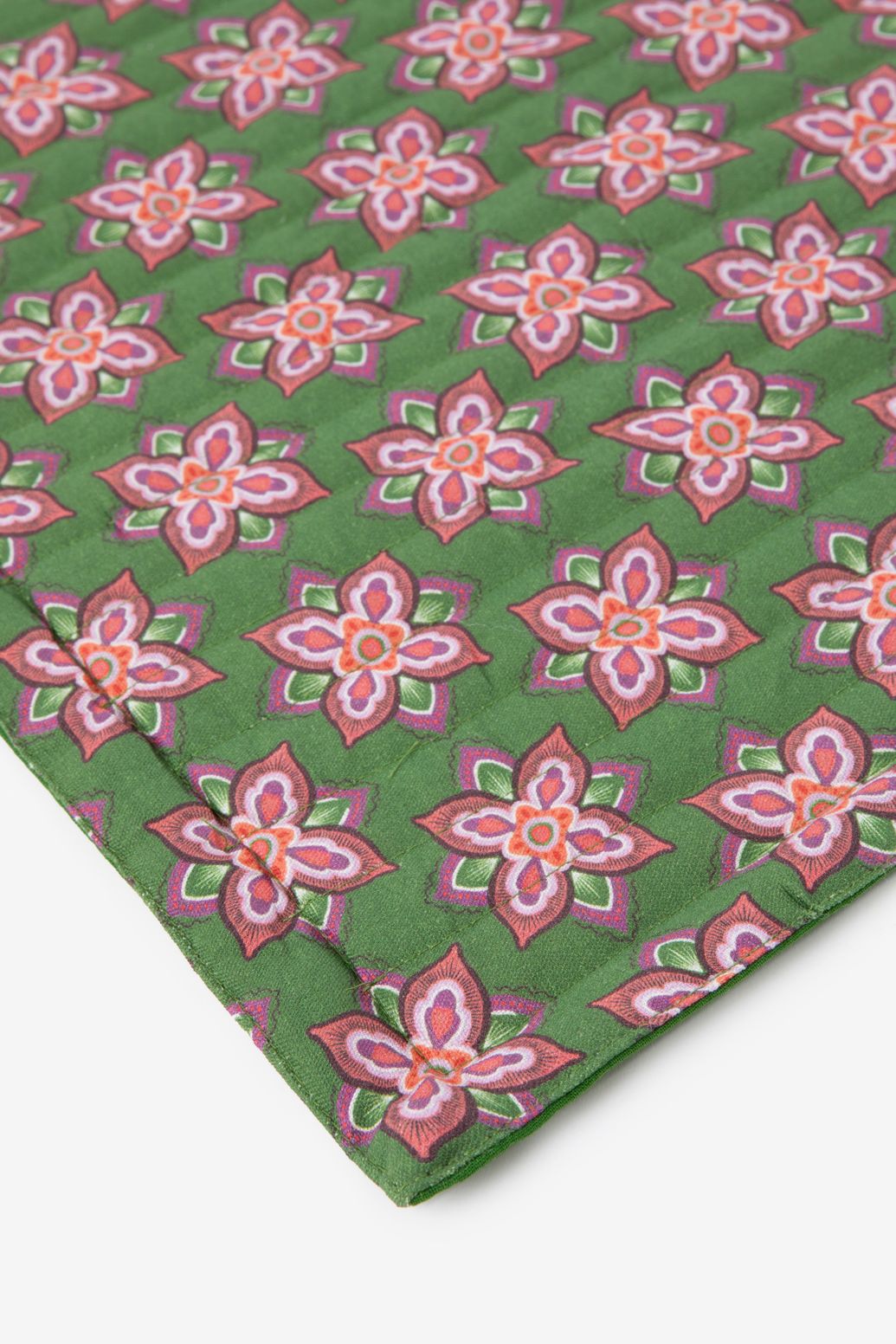 Groene placemat set met mozaïek print