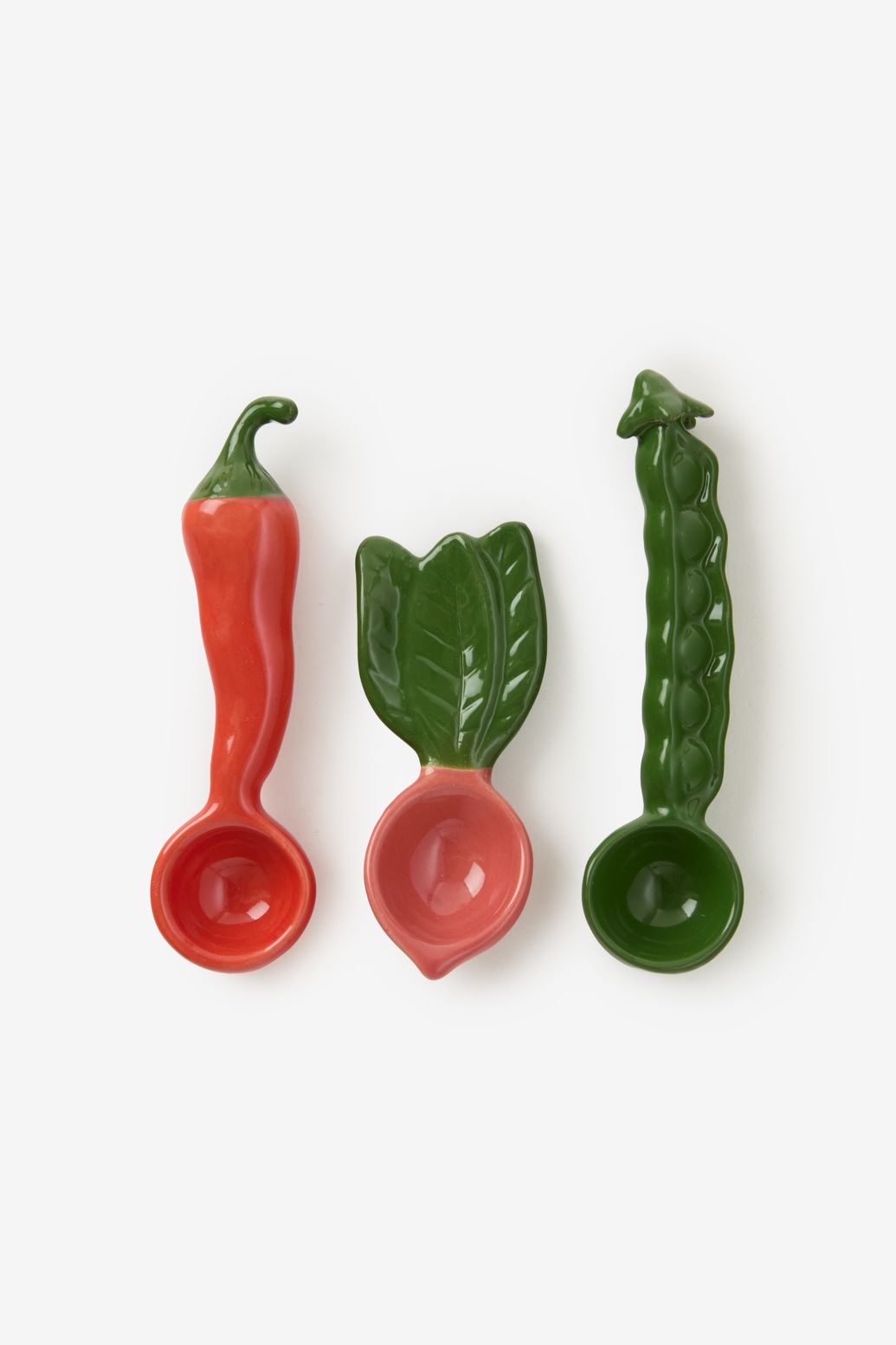 Set de cuillères légumes - multicolore