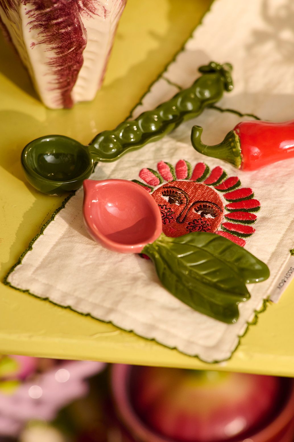 Set de cuillères légumes - multicolore