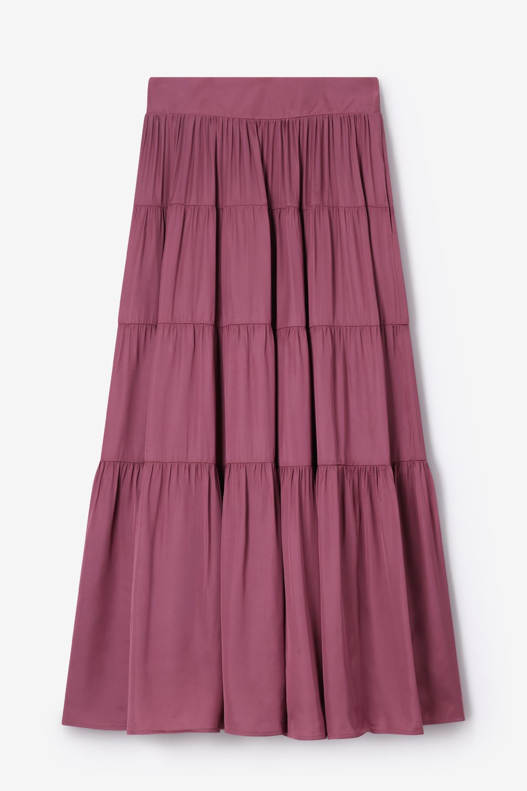 Jupe longue - rose foncé