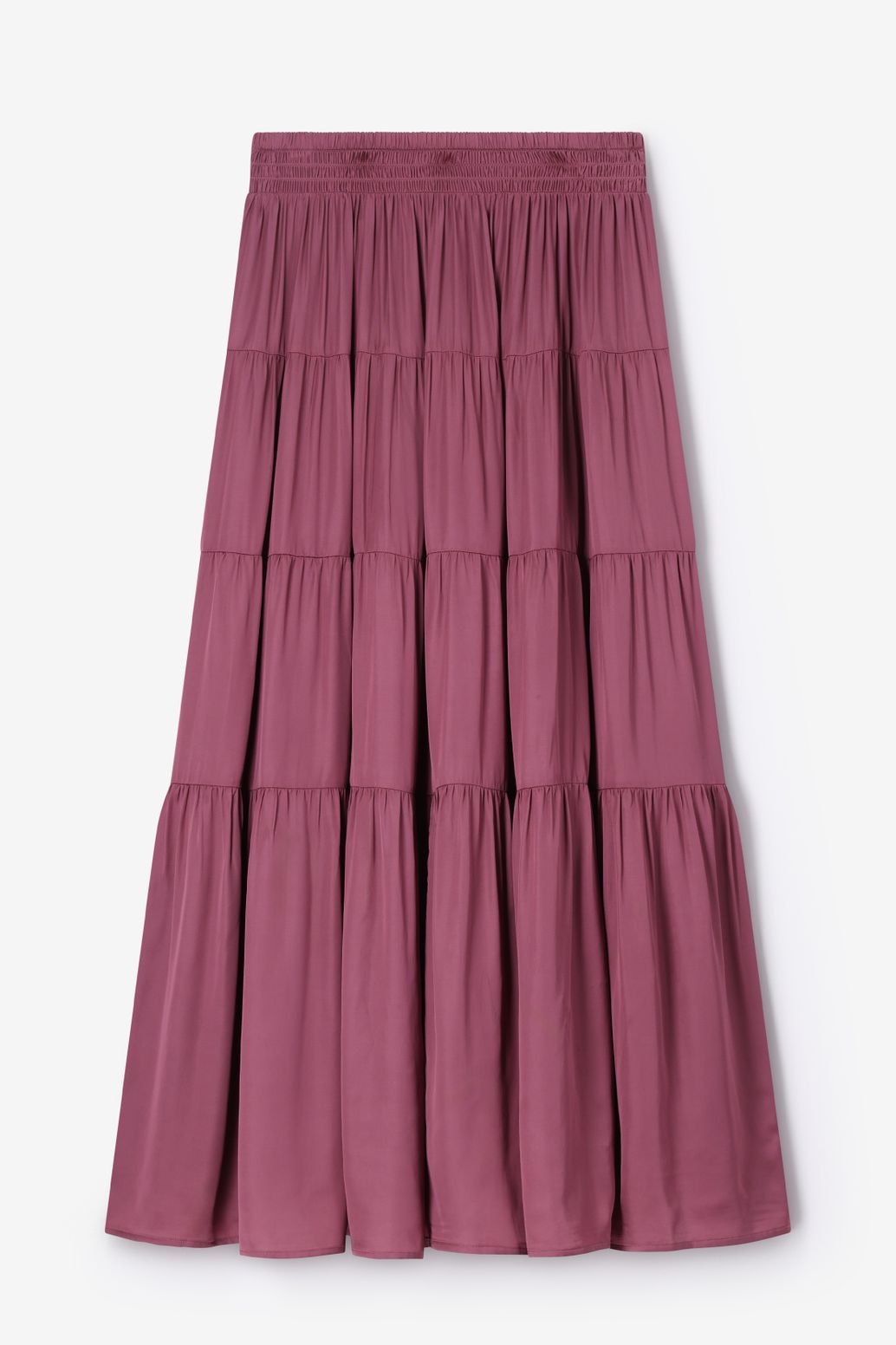 Jupe longue - rose foncé