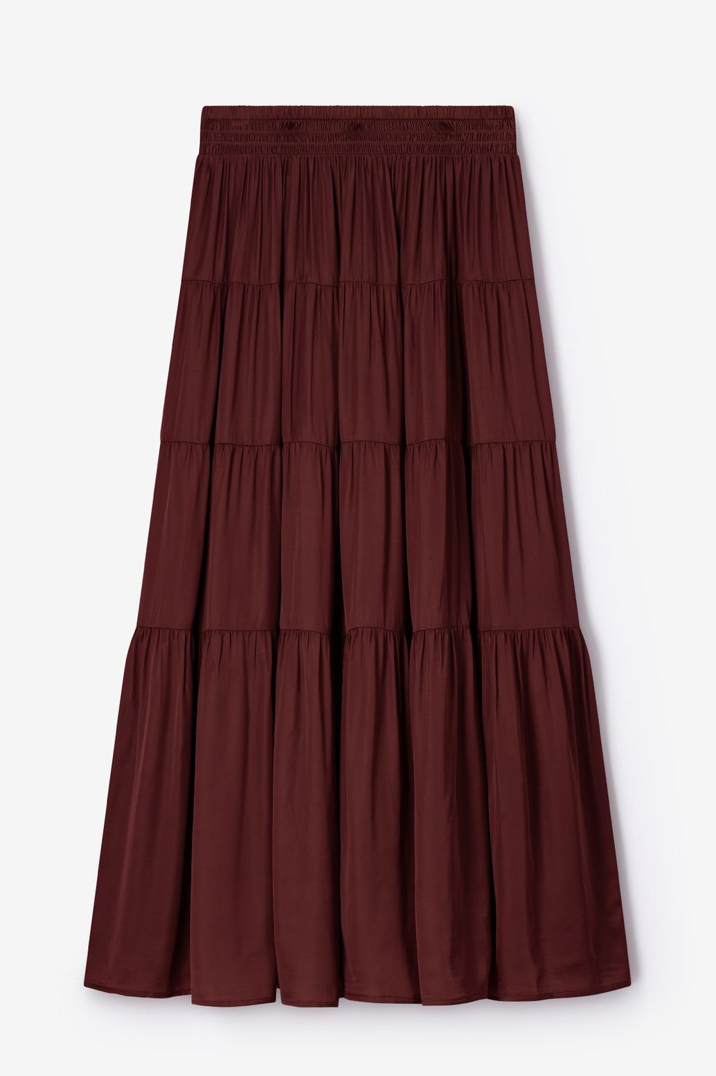 Bruine maxi rok
