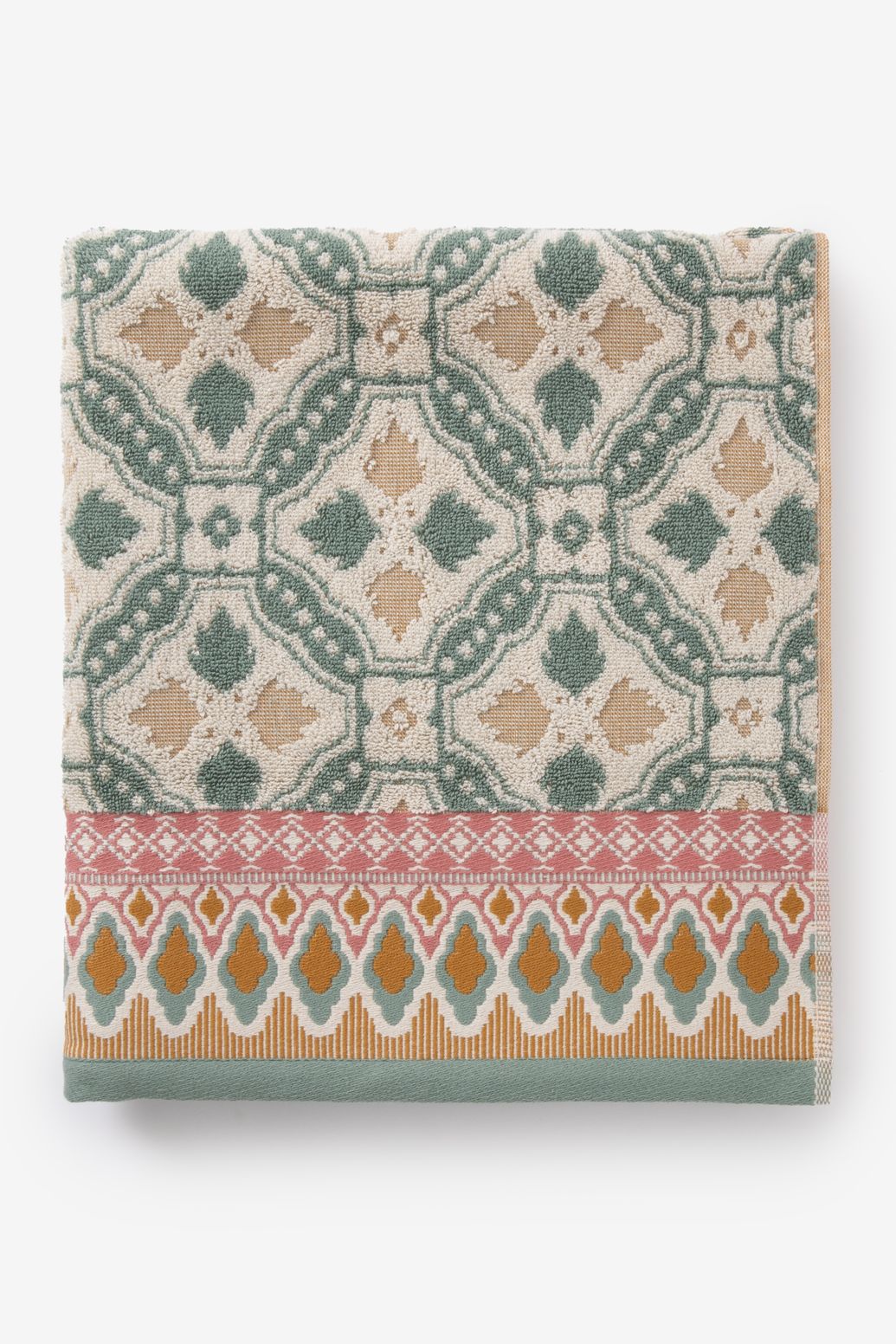 Groene sevilla handdoek