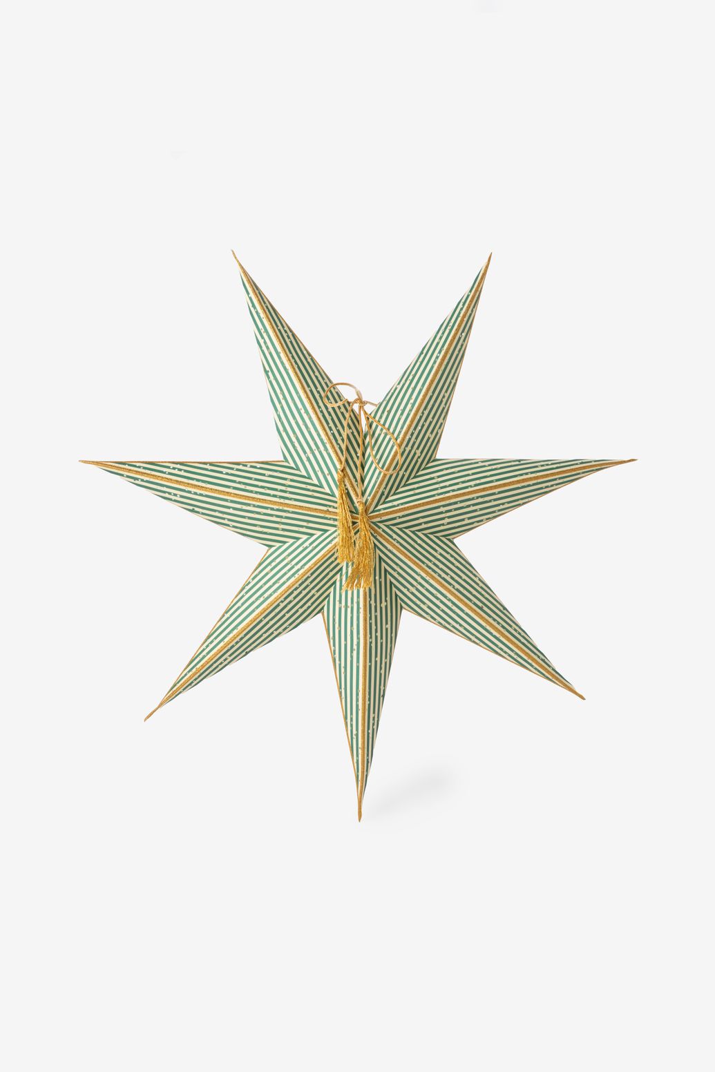 Étoile de Noël avec éclairage LED medium - vert