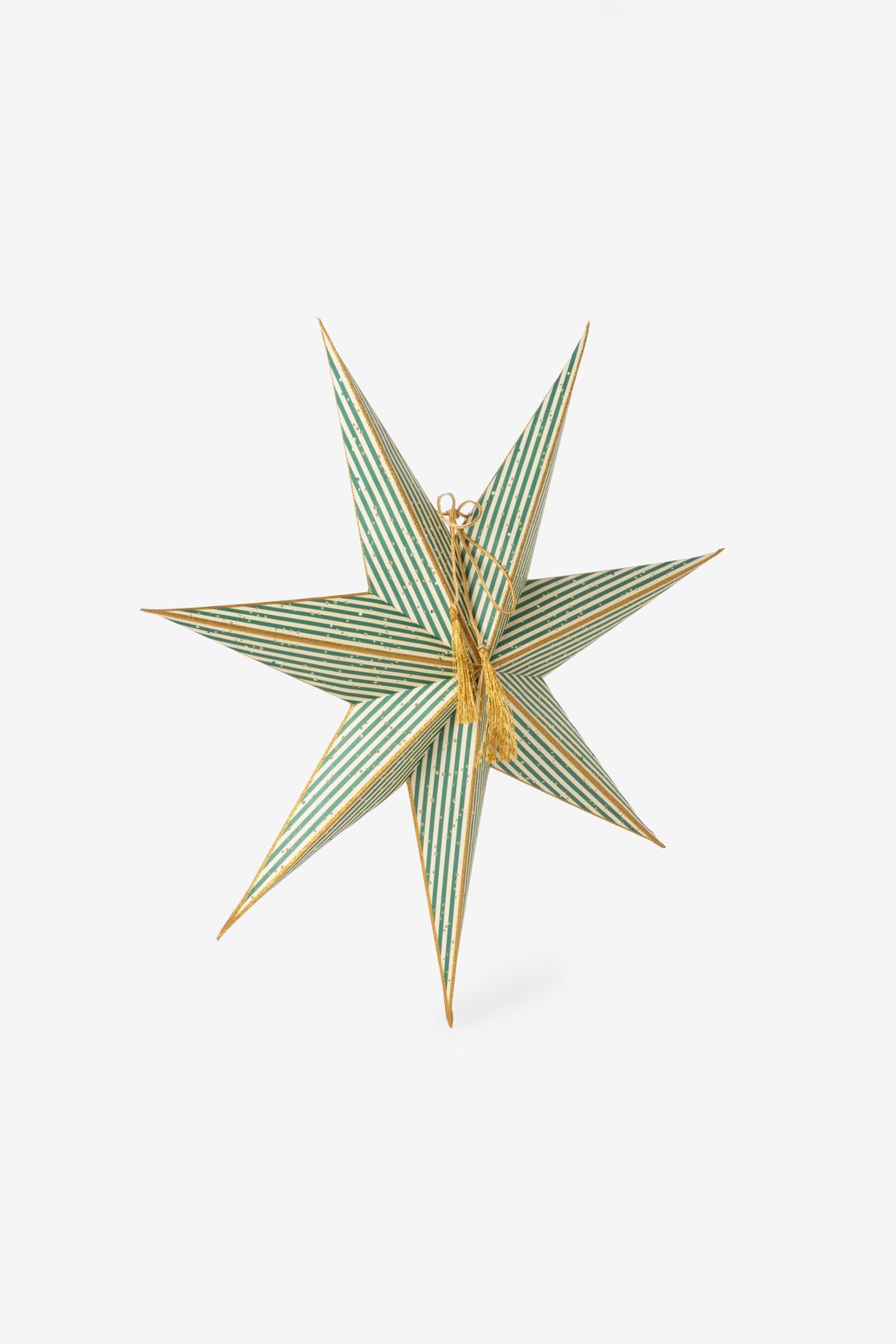 Étoile de Noël avec éclairage LED medium - vert