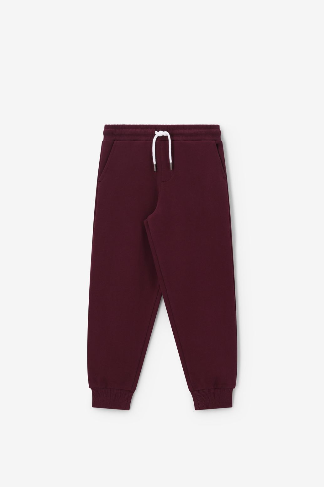 Pantalon de survêtement ample - rouge foncé