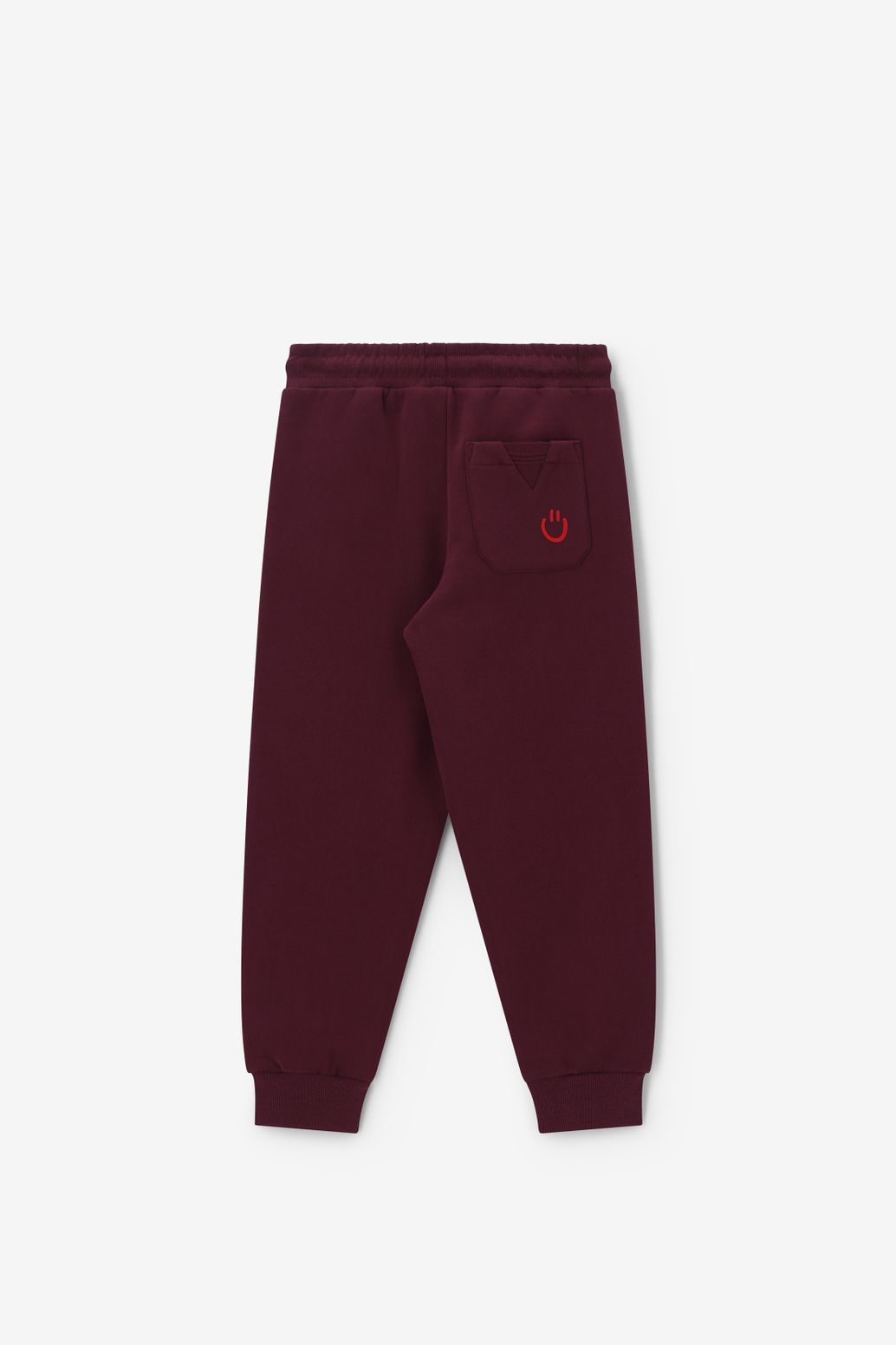 Donkerrode oversized sweatpants