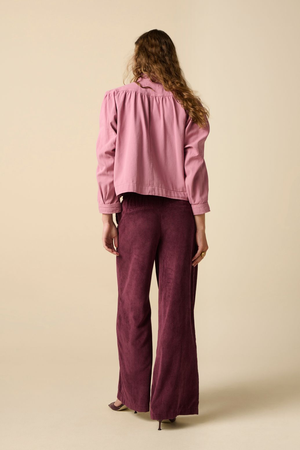 Veste avec poches plaquées - violet
