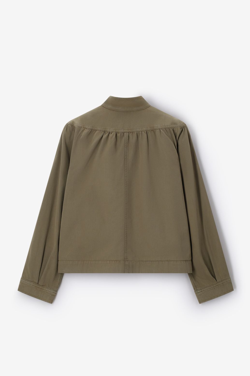 Veste avec poches plaquées - vert foncé