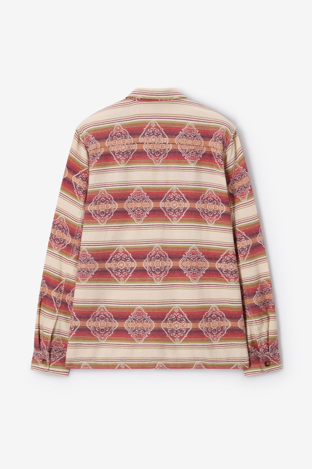 Chemise avec imprimé jacquard - multicolore