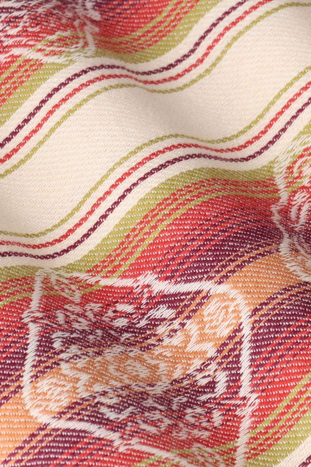 Multicolour overhemd met jacquard print
