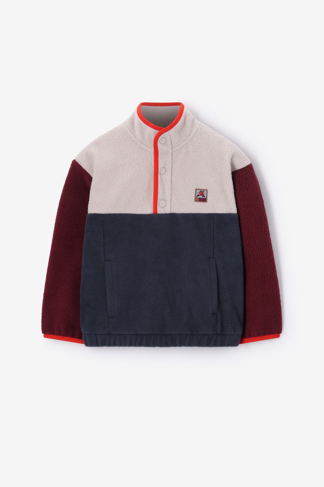 Multicolour teddy sweater