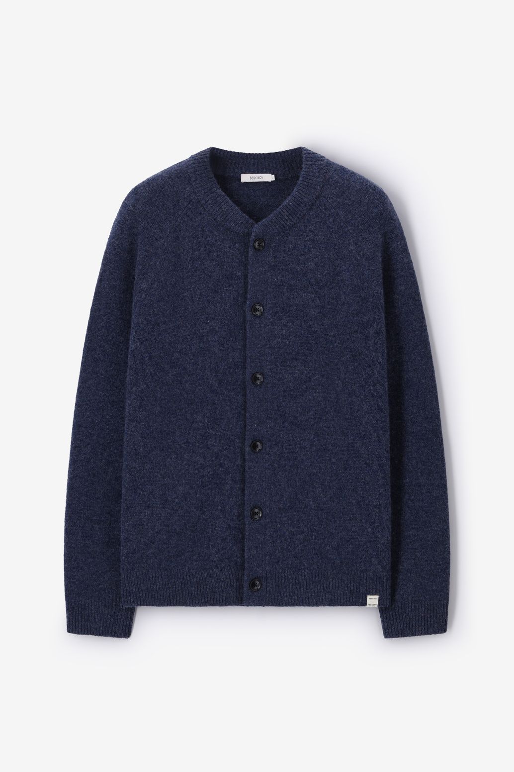 Donkerblauw wol vest