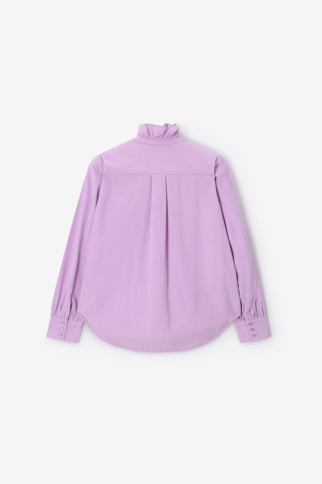 Cordbluse - flieder