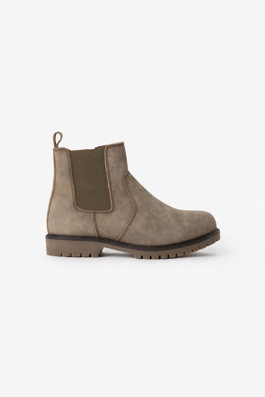 Bruine leren chelsea boots