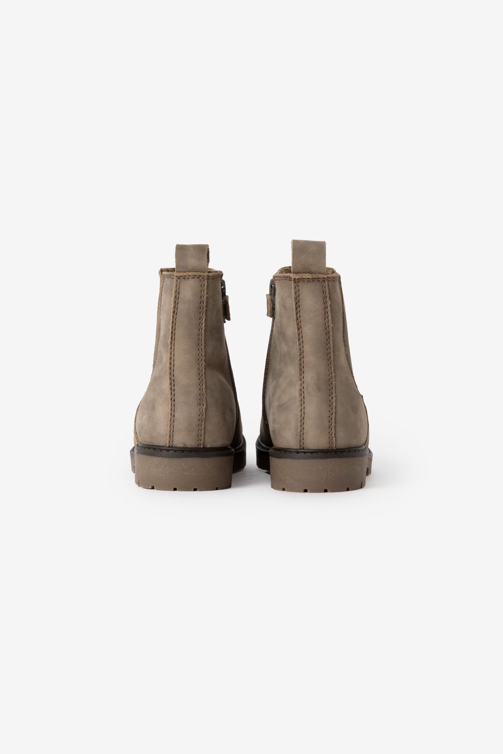 Bruine leren chelsea boots