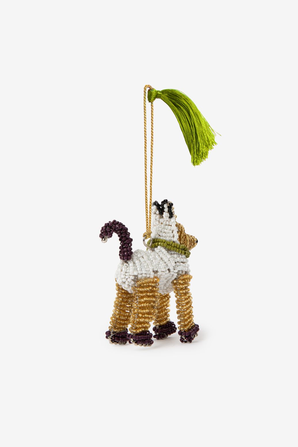 Multicolour kersthanger met hond
