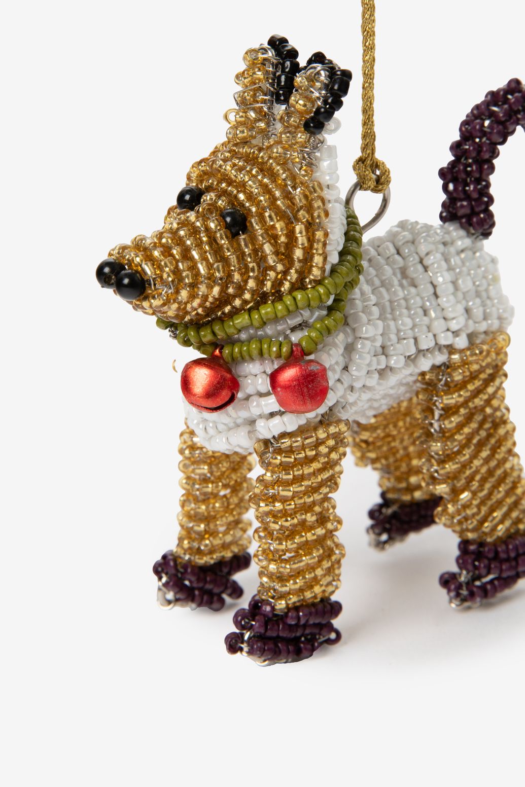 Multicolour kersthanger met hond