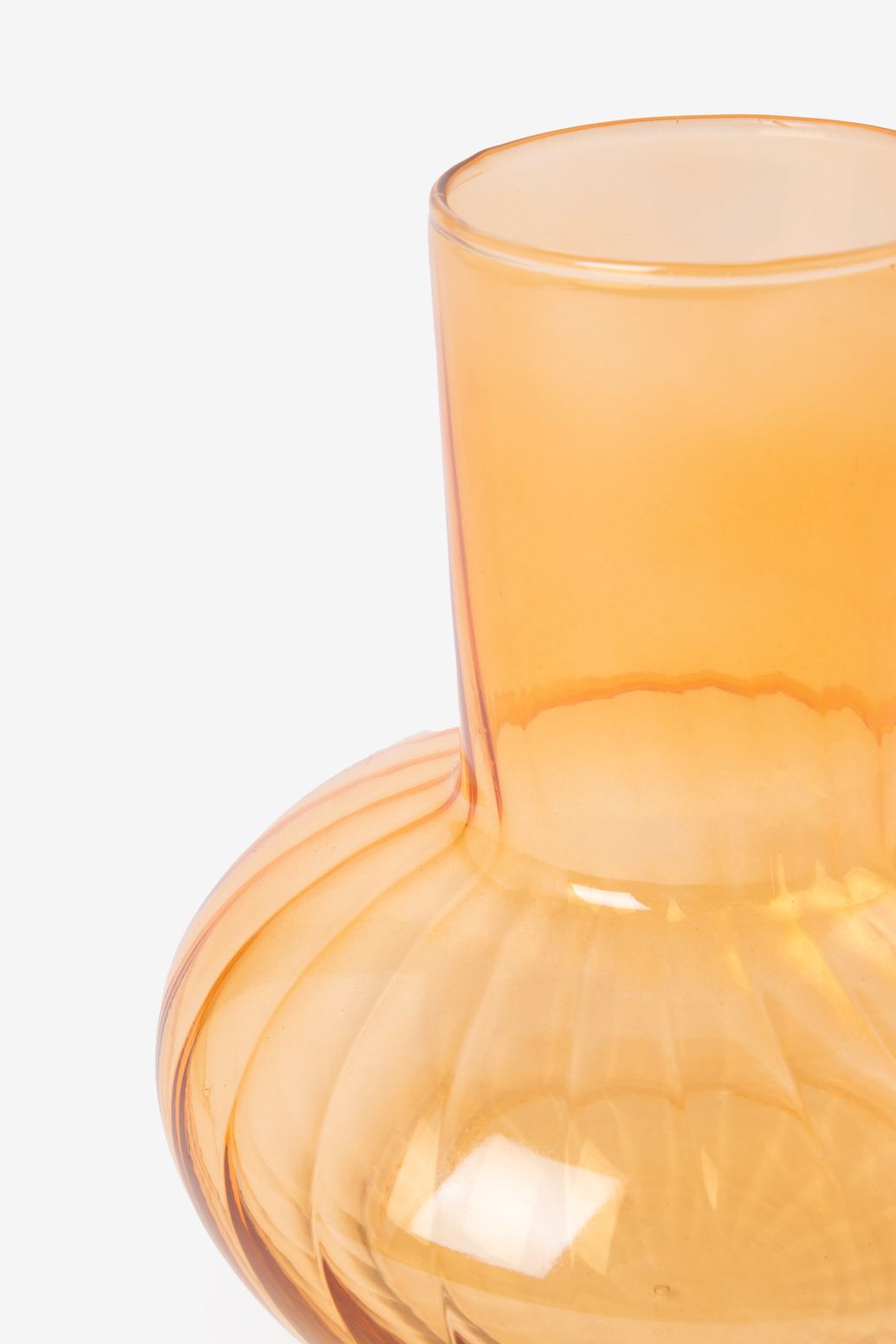 Petit vase en verre - orange