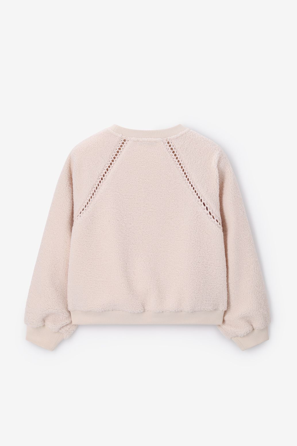 Sweat duveteux - blanc