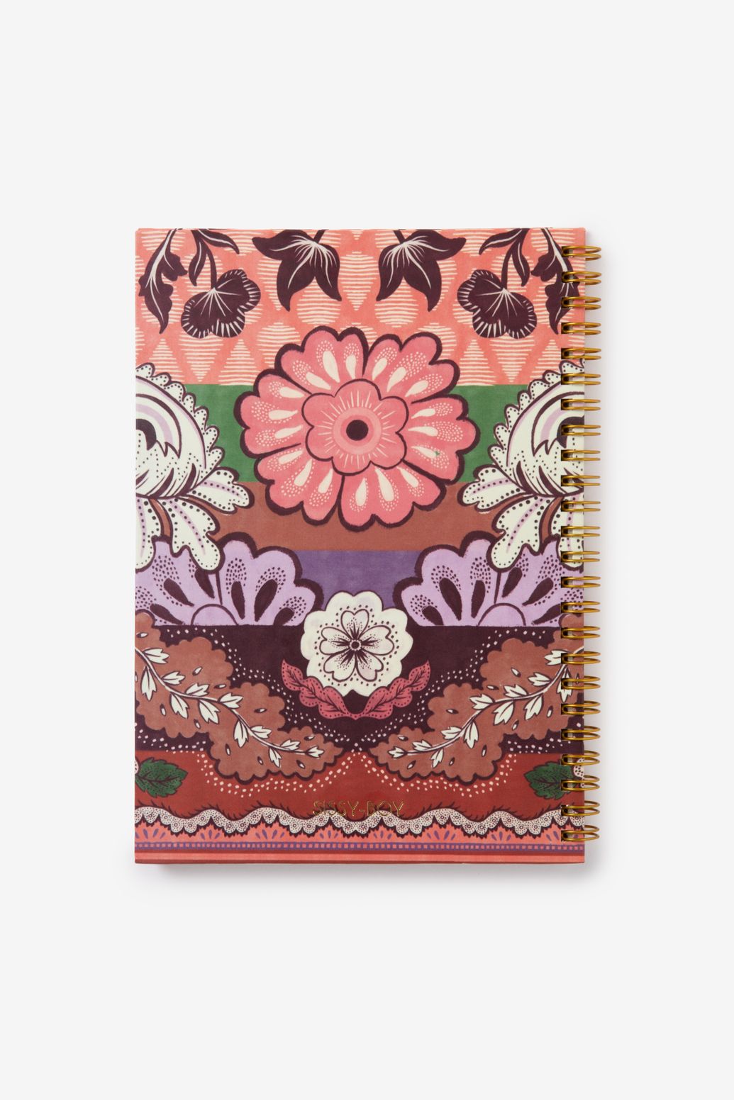 Carnet A5 avec imprimé fleuri - multicolore