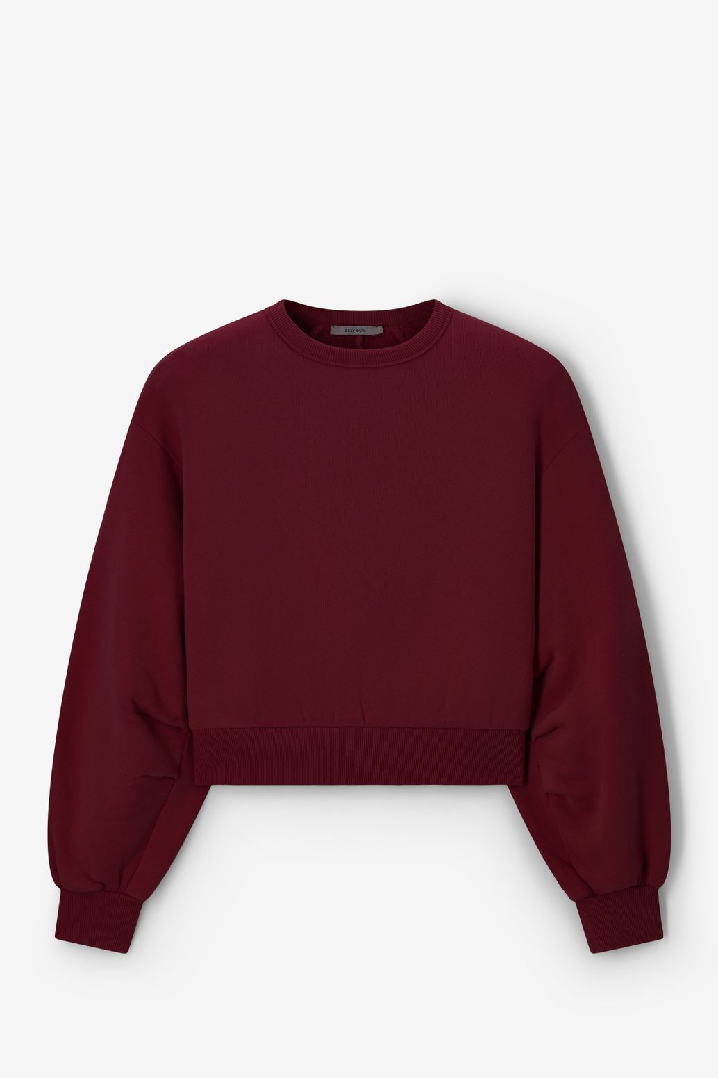 Sweat ample - rouge foncé