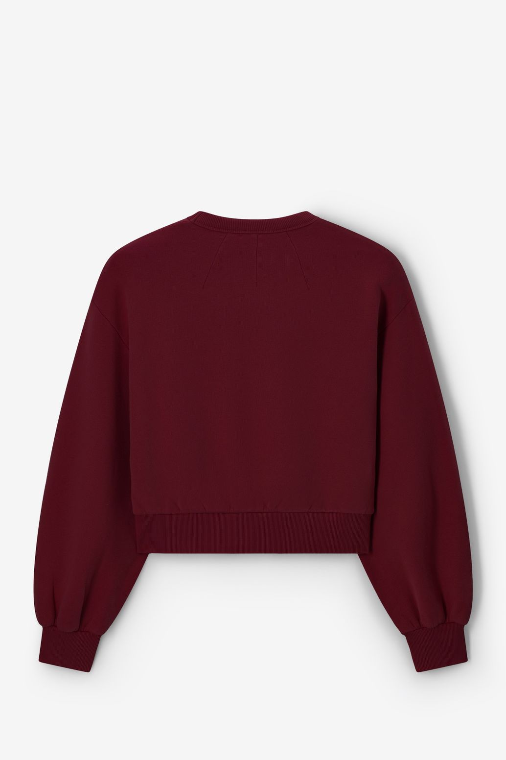 Oversize-Sweater - dunkelrot