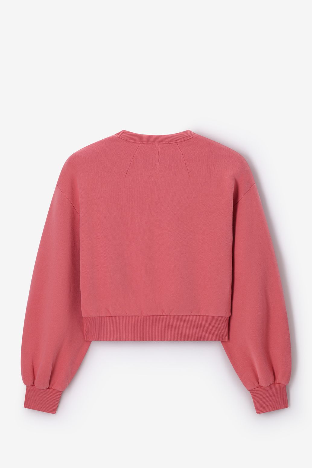 Oversize-Sweater - dunkelrosa