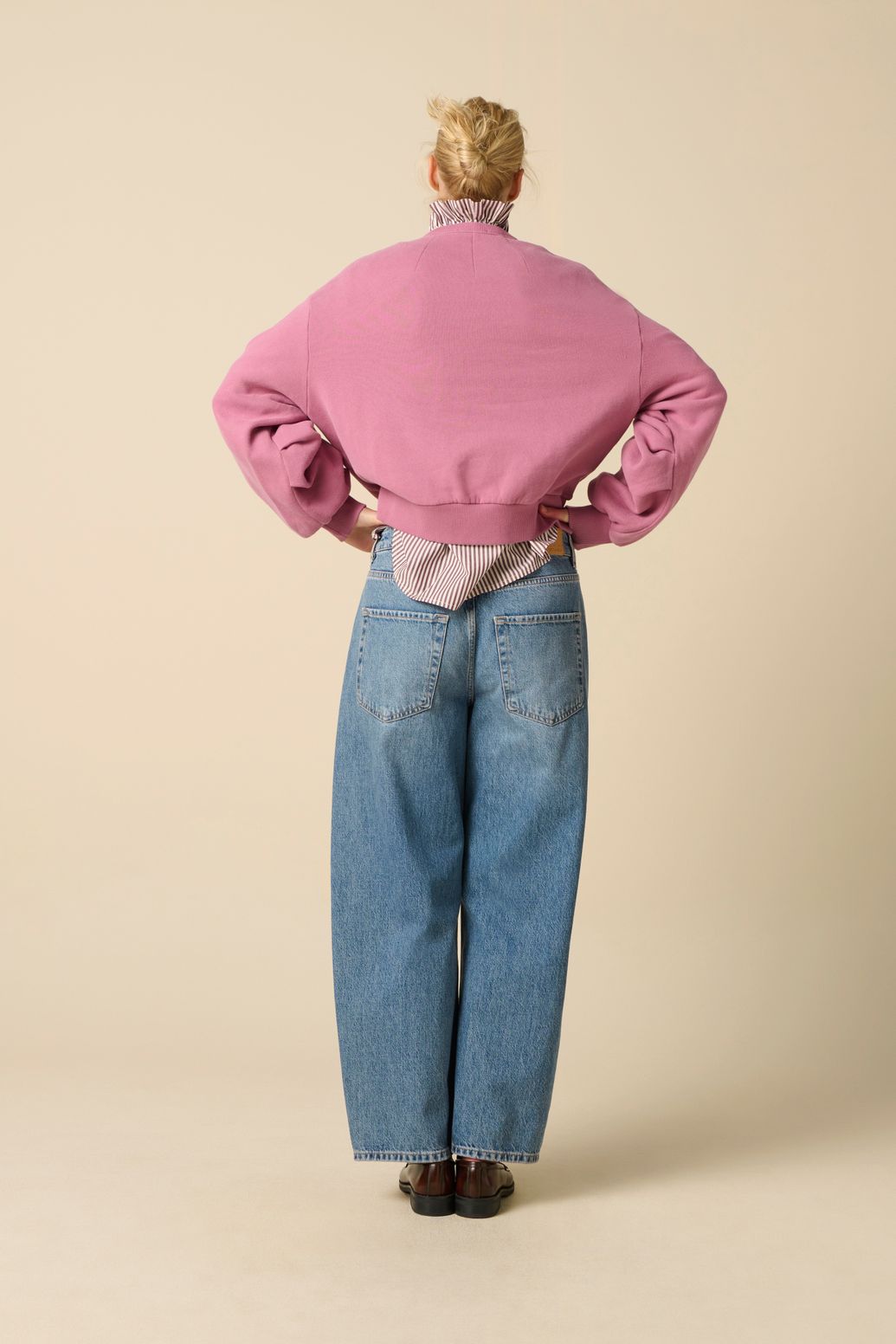 Oversize-Sweater - lila