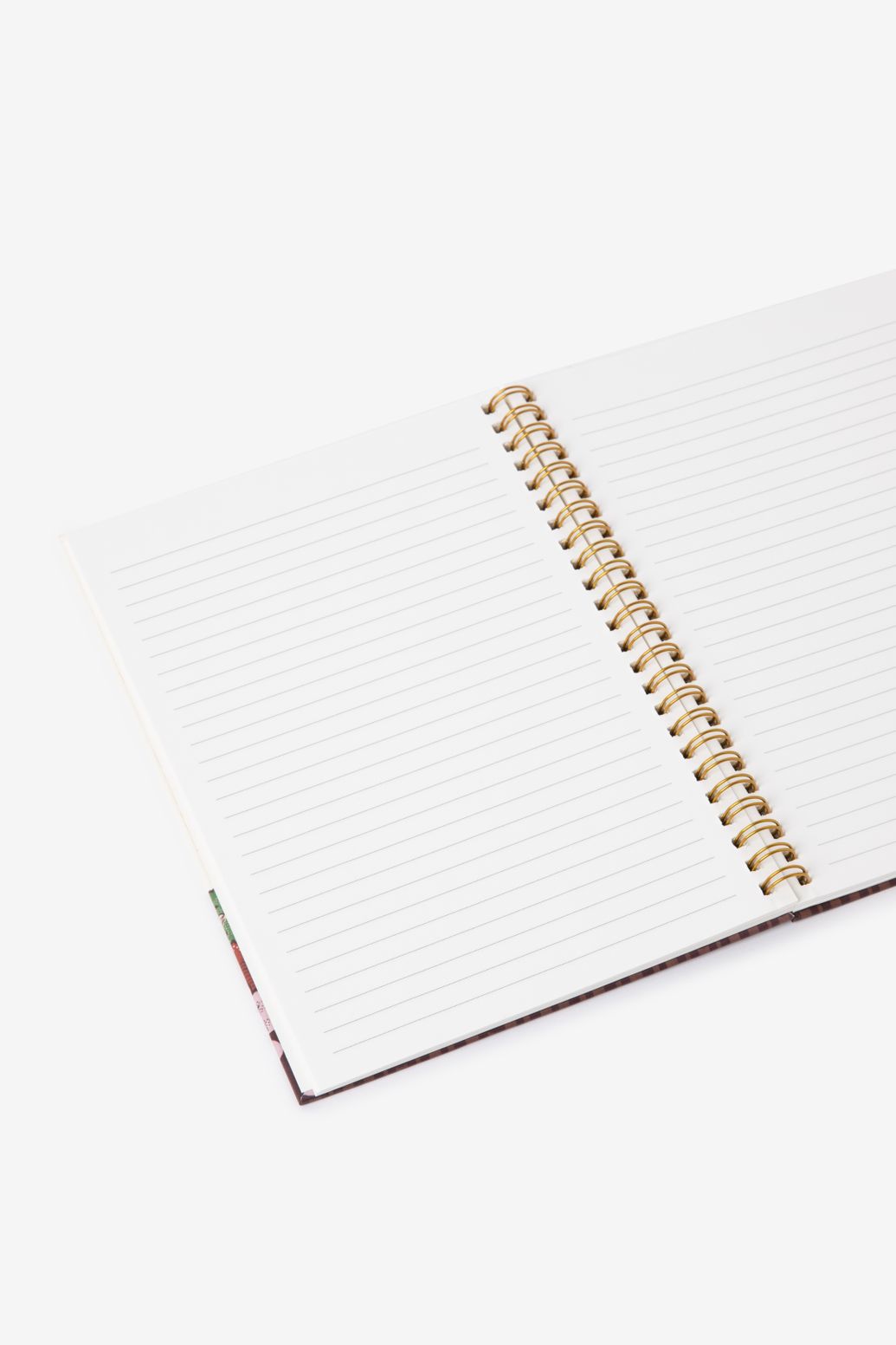 A5-Notizbuch mit Blumenmuster - mehrfarbig