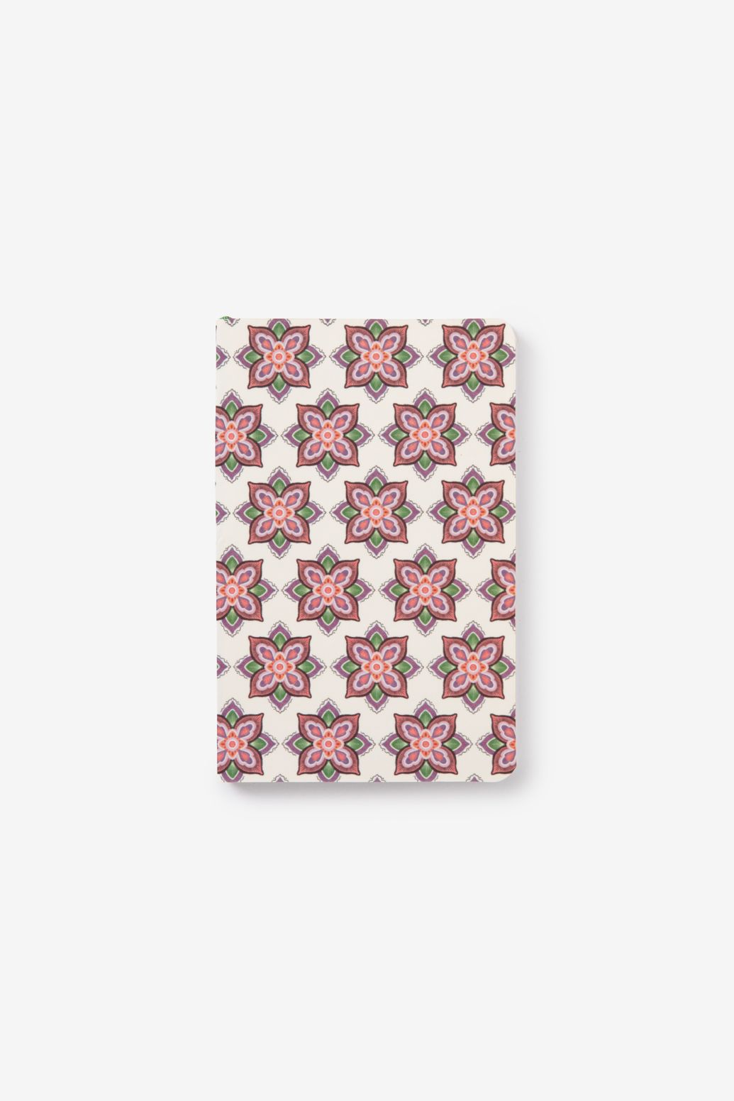 Wit A6 notitieboek met mozaïek print