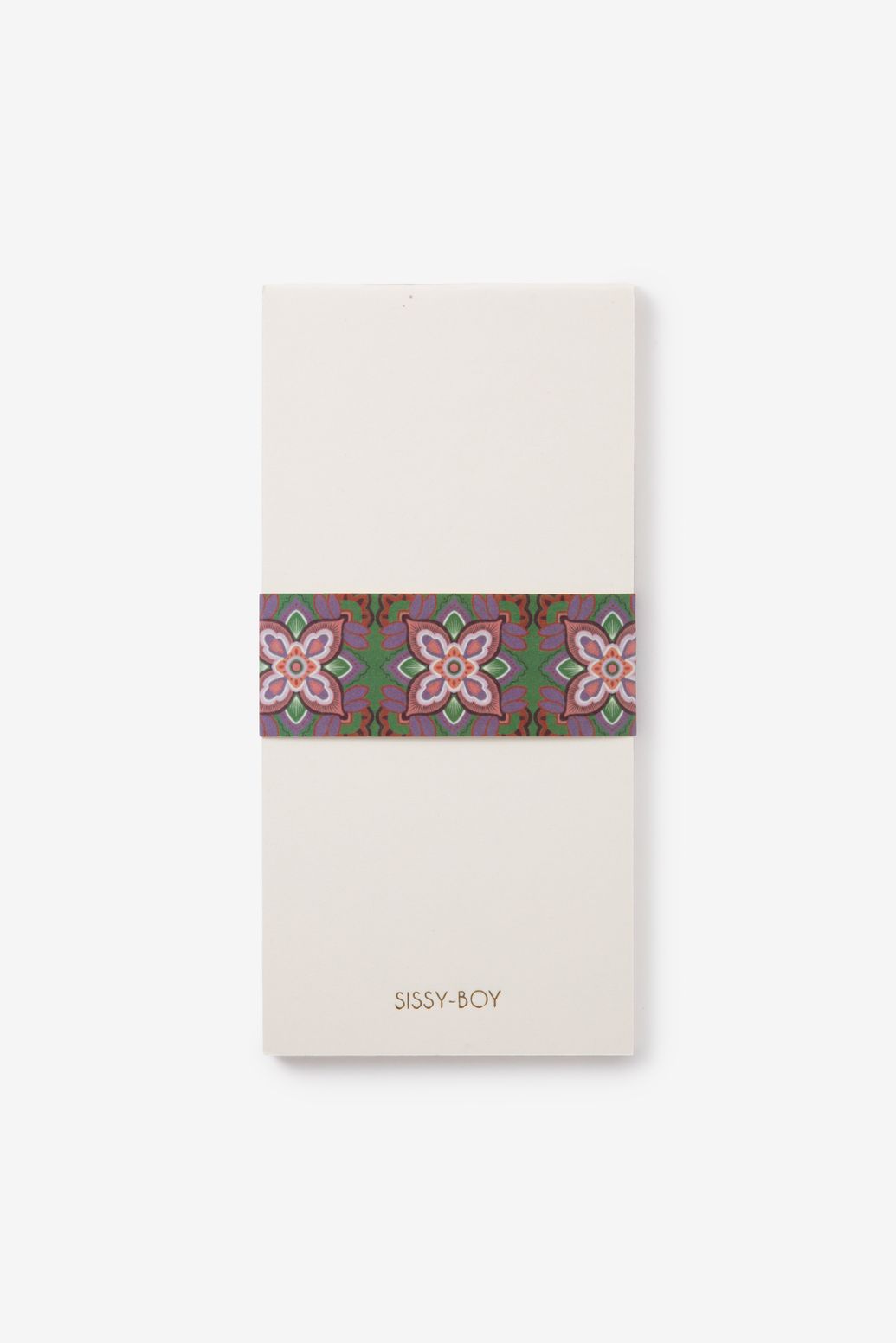Bloc-notes to-do list avec imprimé fleuri - multicolore