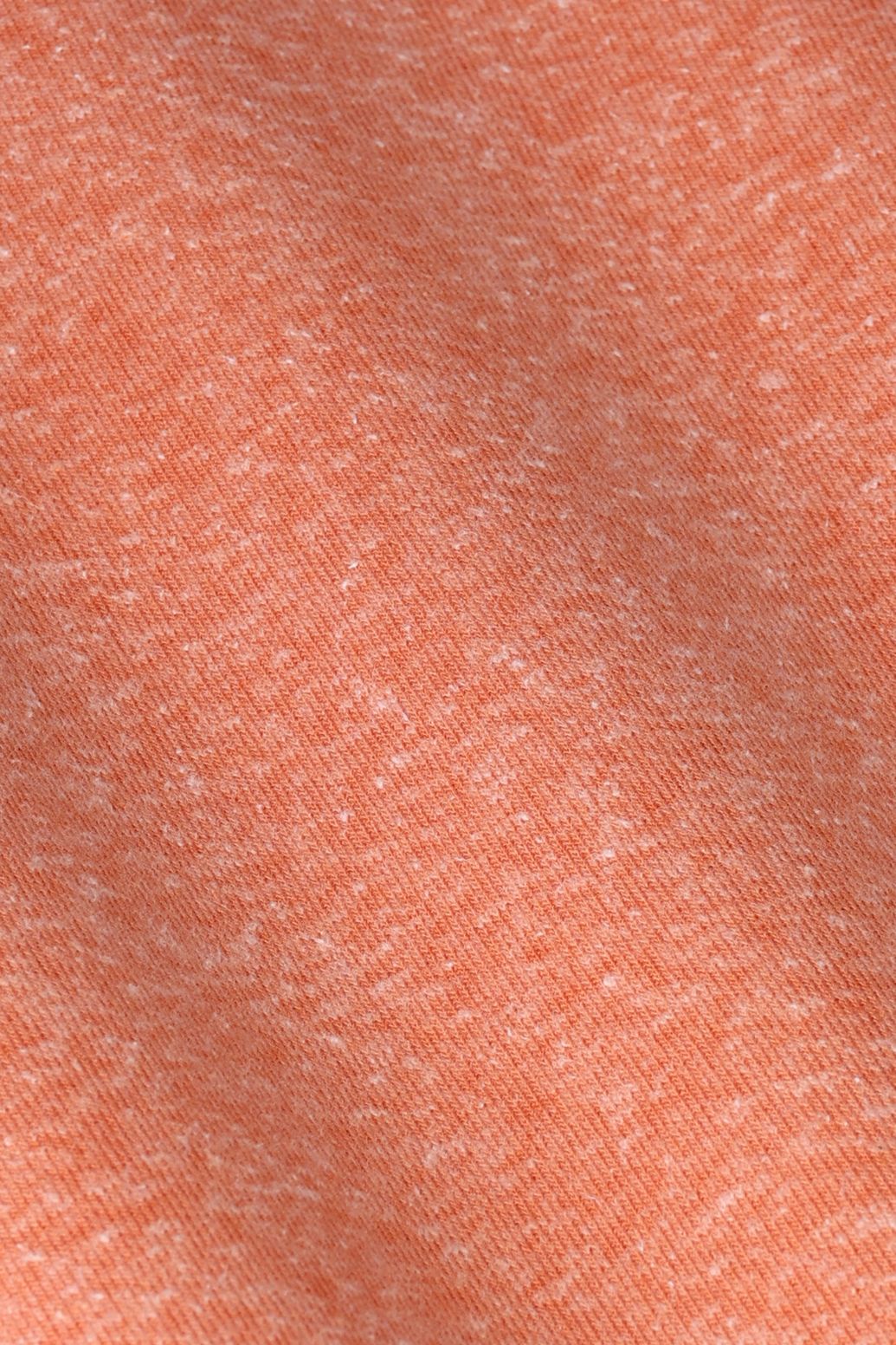 Sweat chiné avec écusson smiley - orange