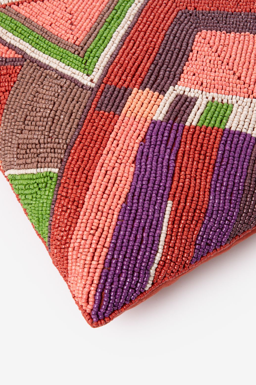Coussin décoratif avec motif géométrique - multicolore