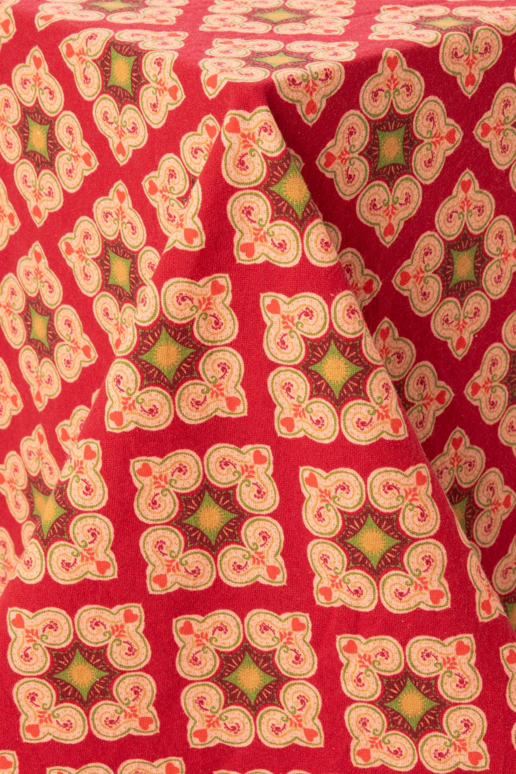 Nappe avec imprimé mosaïque (160x300 cm) - rose