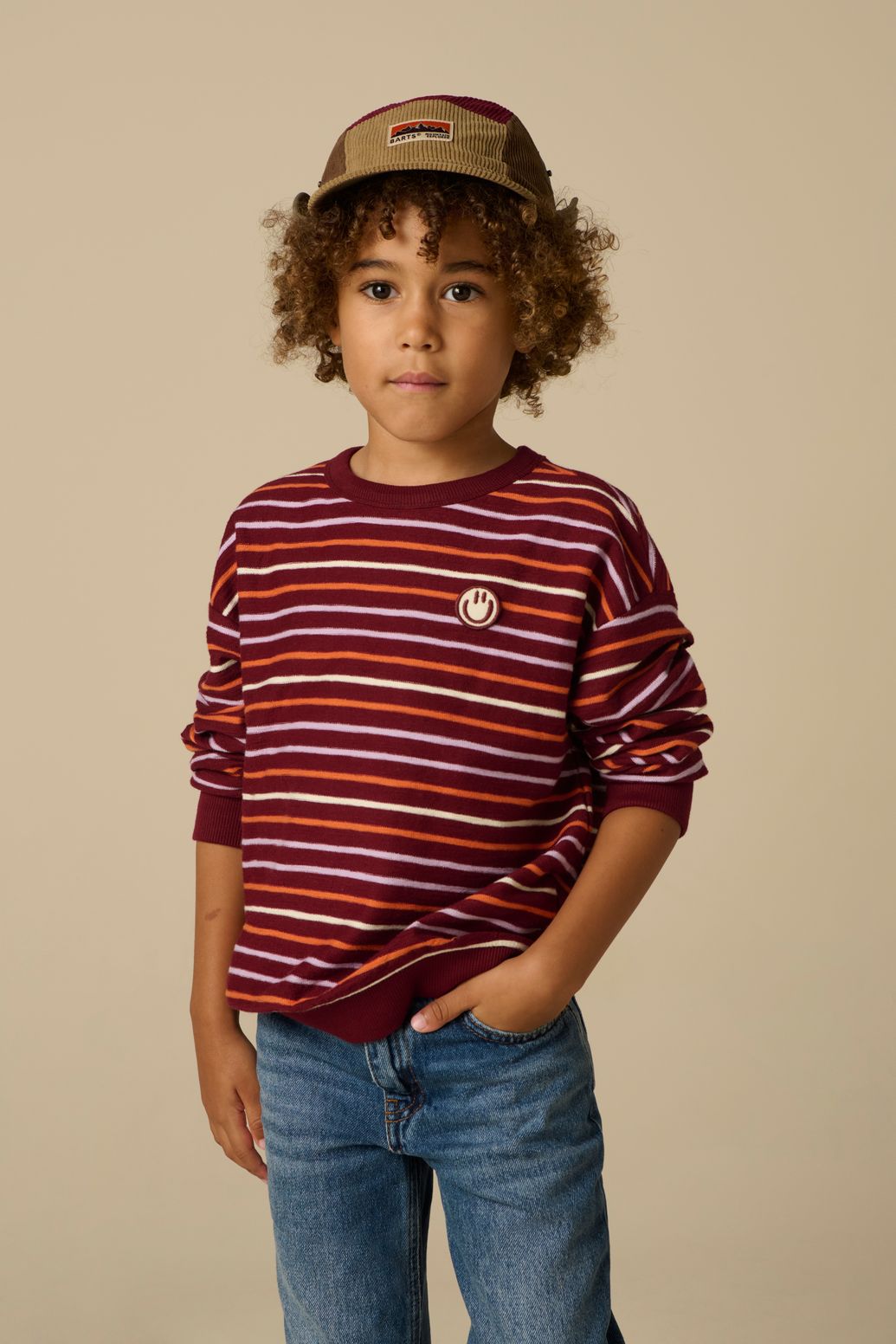 Multicolour gestreepte longsleeve