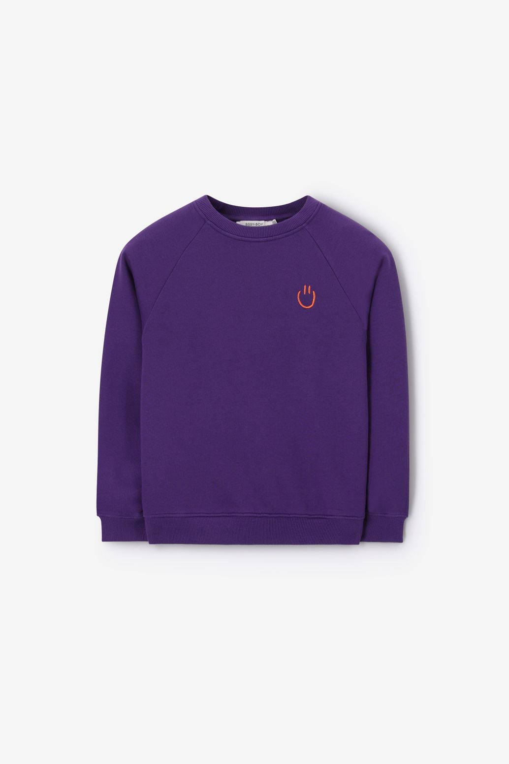 Sweat avec smiley - violet foncé