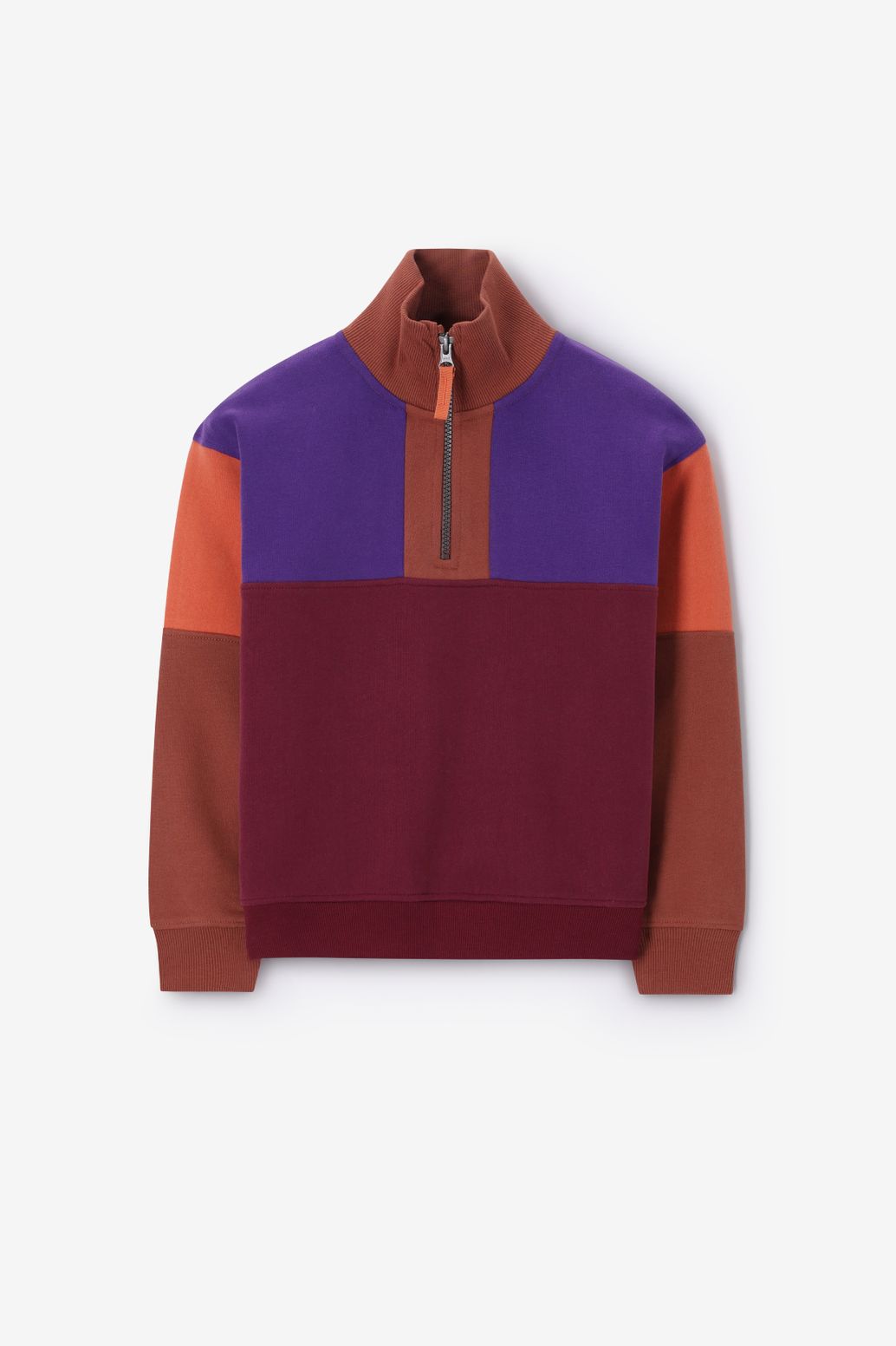 Sweat avec motif color block - multicolore