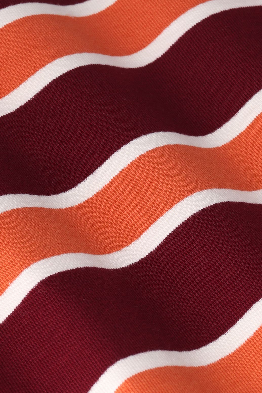 Donkerrode gestreepte sweater