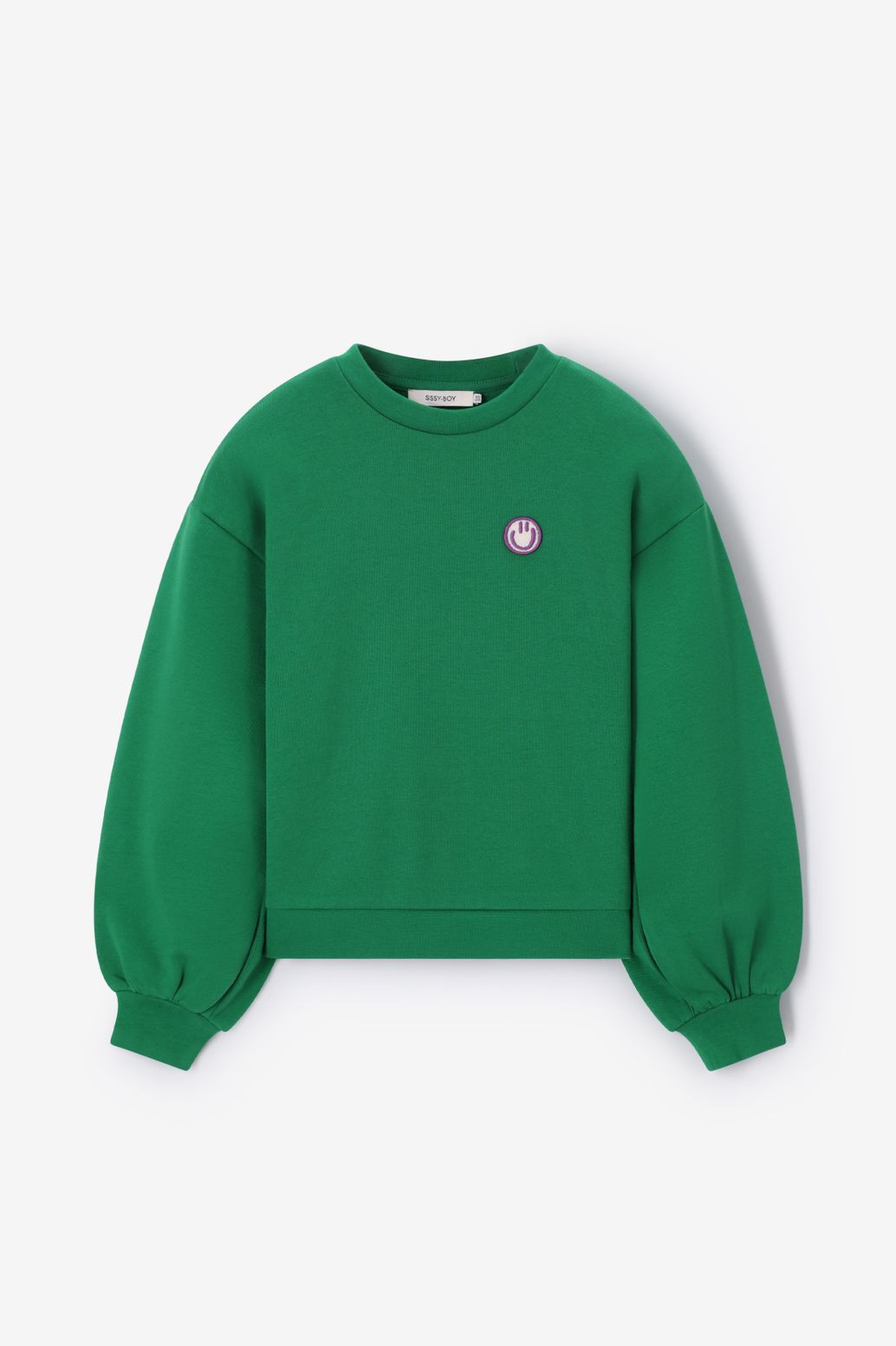 Groene sweater met smiley