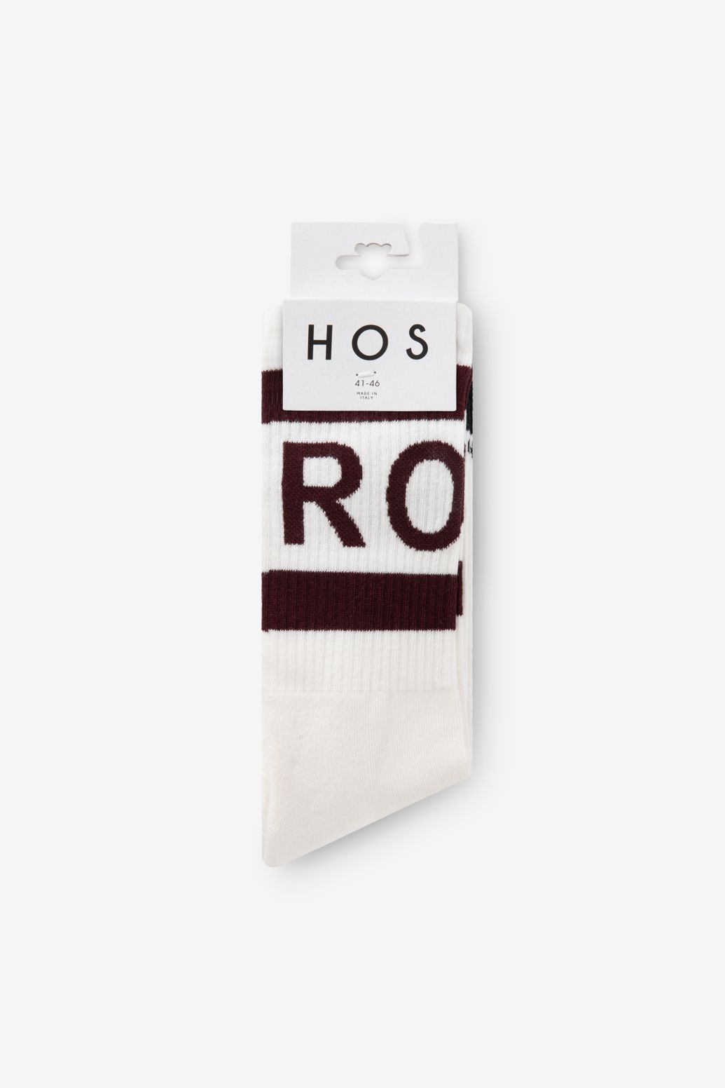 Heroes On Socks Sportsocken mit Aufschrift - weiß