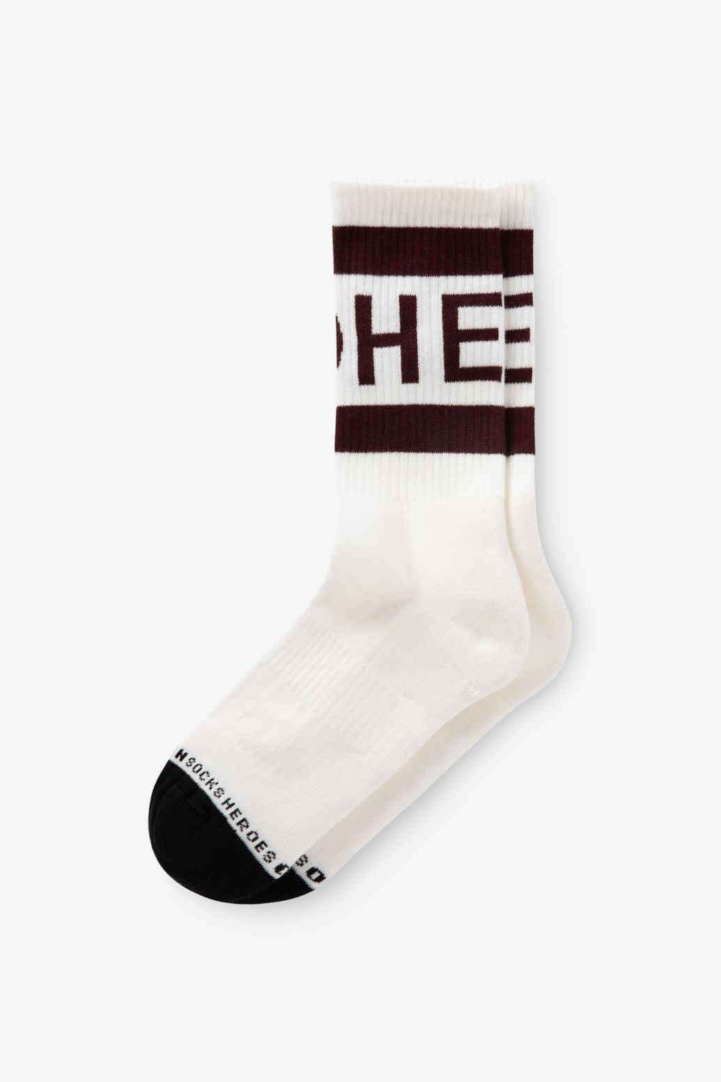 Heroes on Socks Chaussettes de sport - blanc