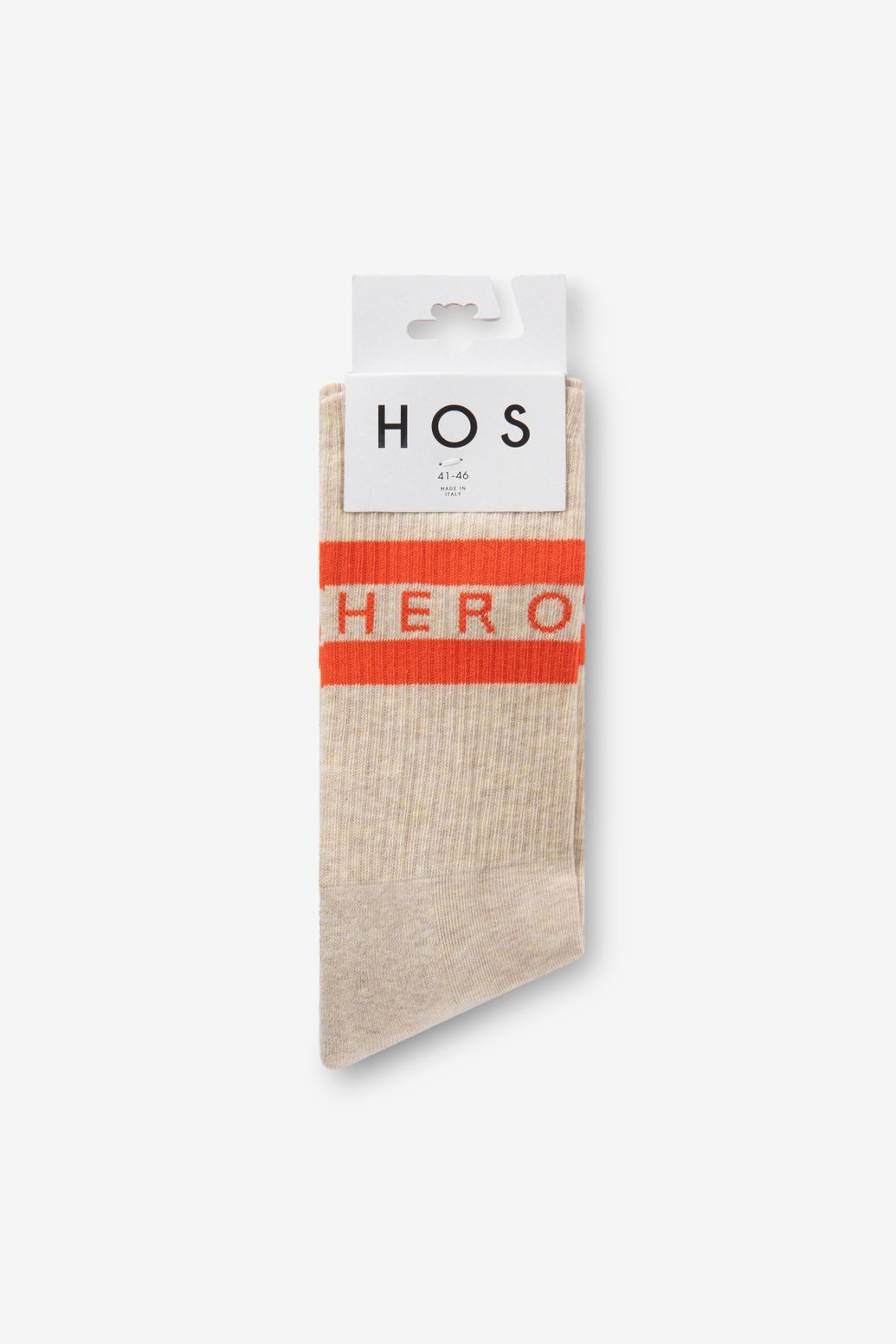 Heroes on Socks Chaussettes avec rayures - beige