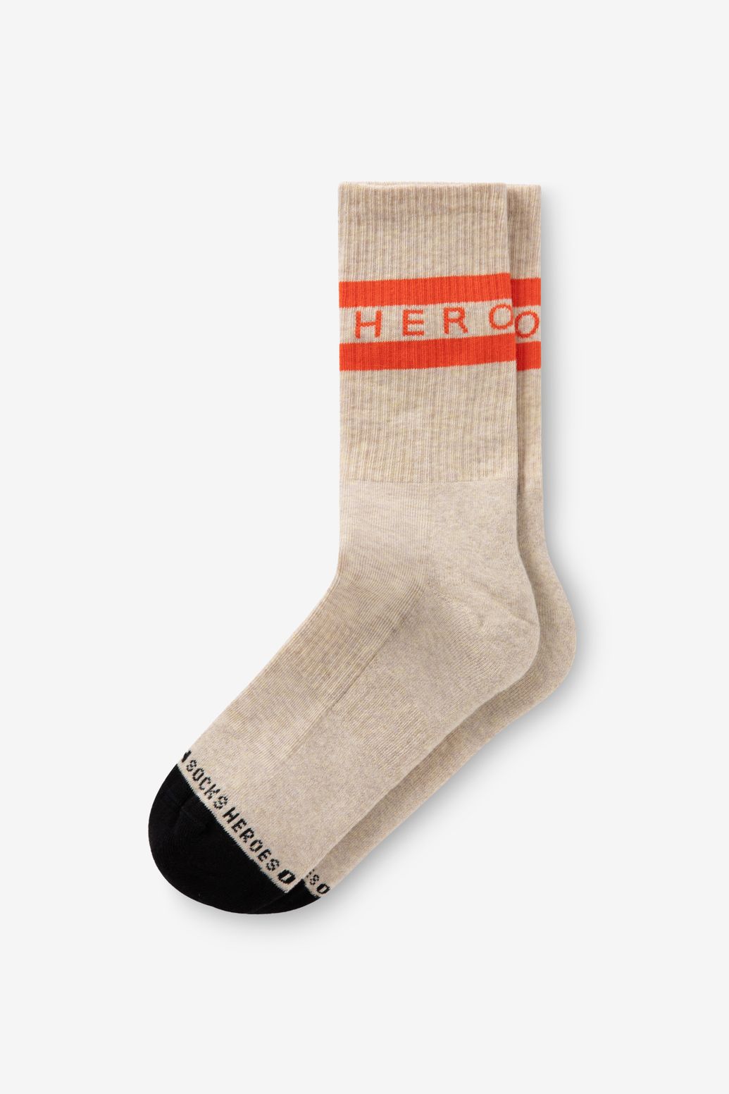Heroes on Socks Socken mit Streifen - orange
