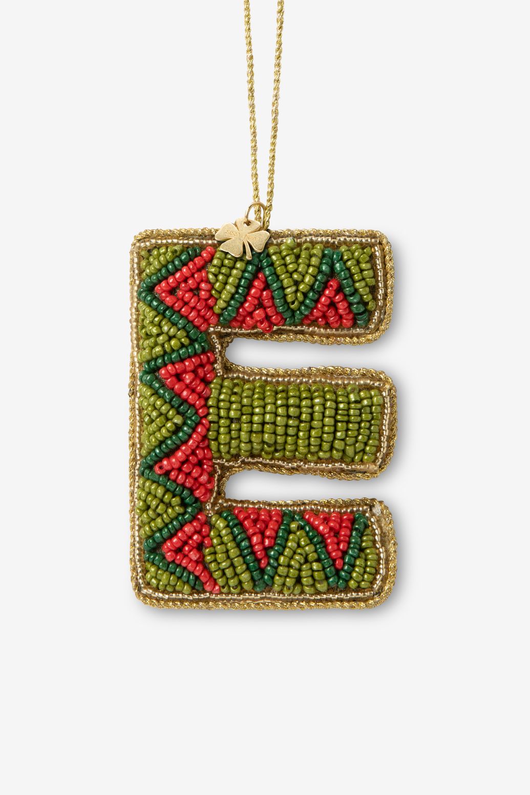 Buchstaben-Weihnachtsornament E