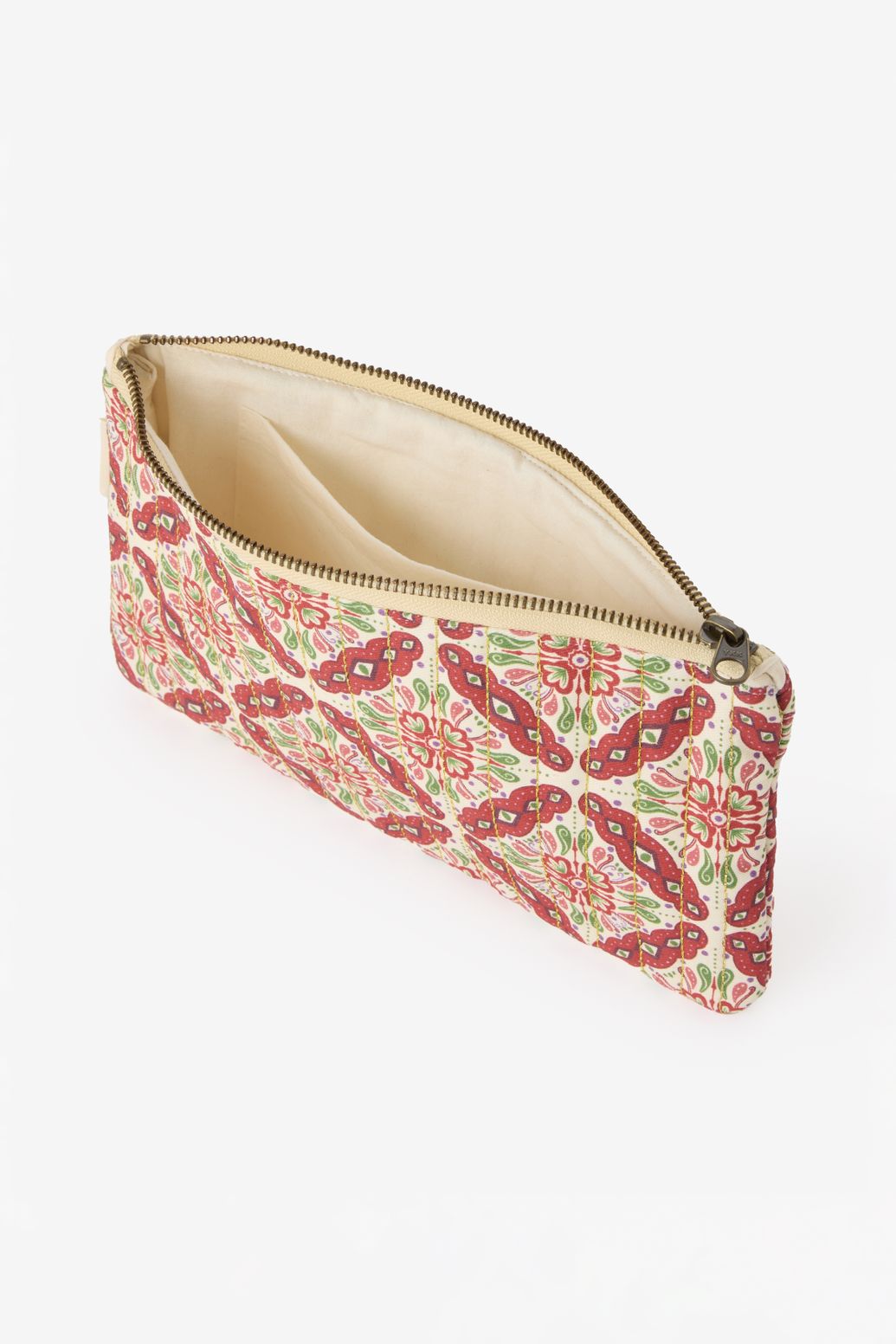 Multicolour etui met mozaïek print