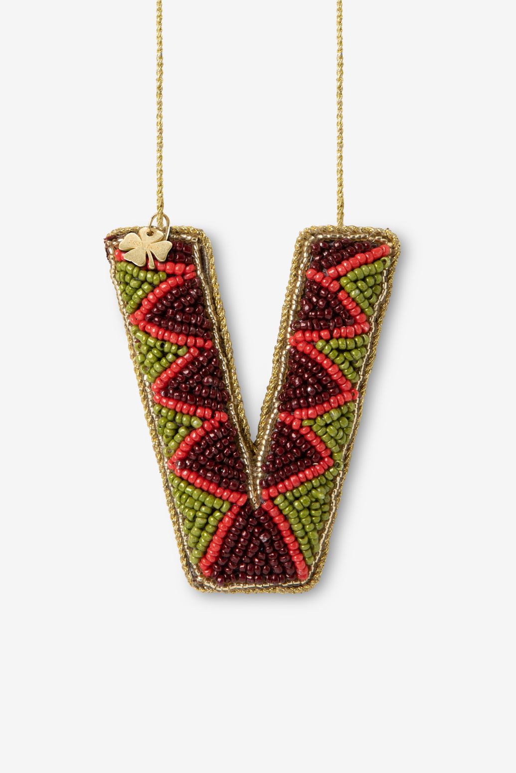 Buchstaben-Weihnachtsornament V
