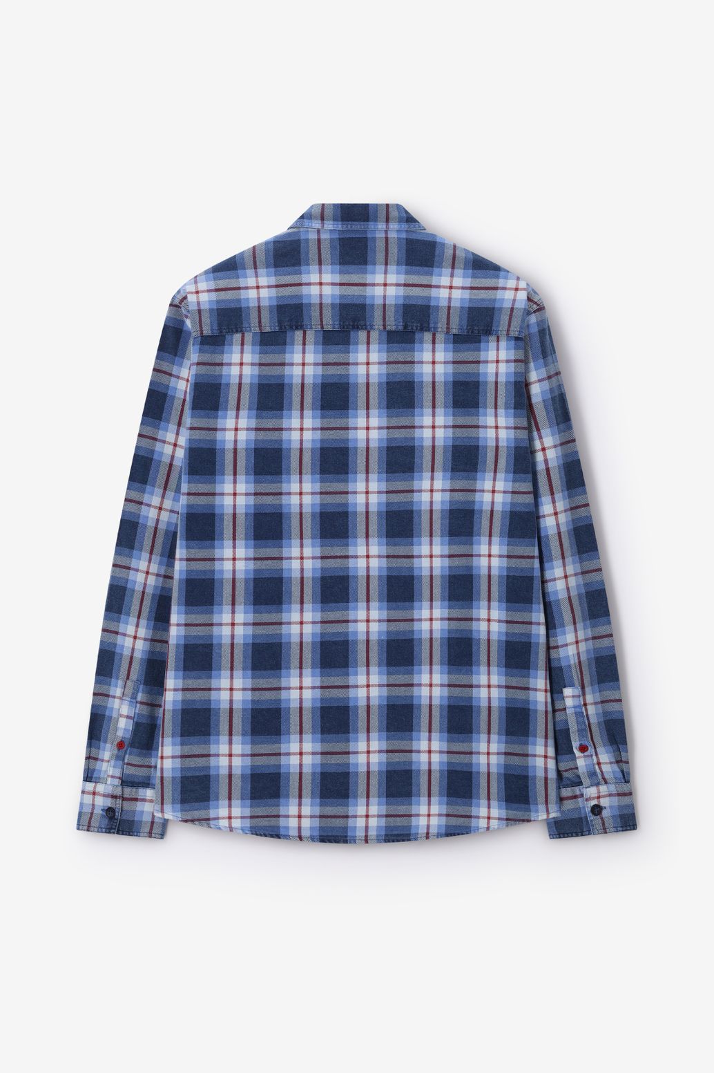 Chemise à carreaux - bleu